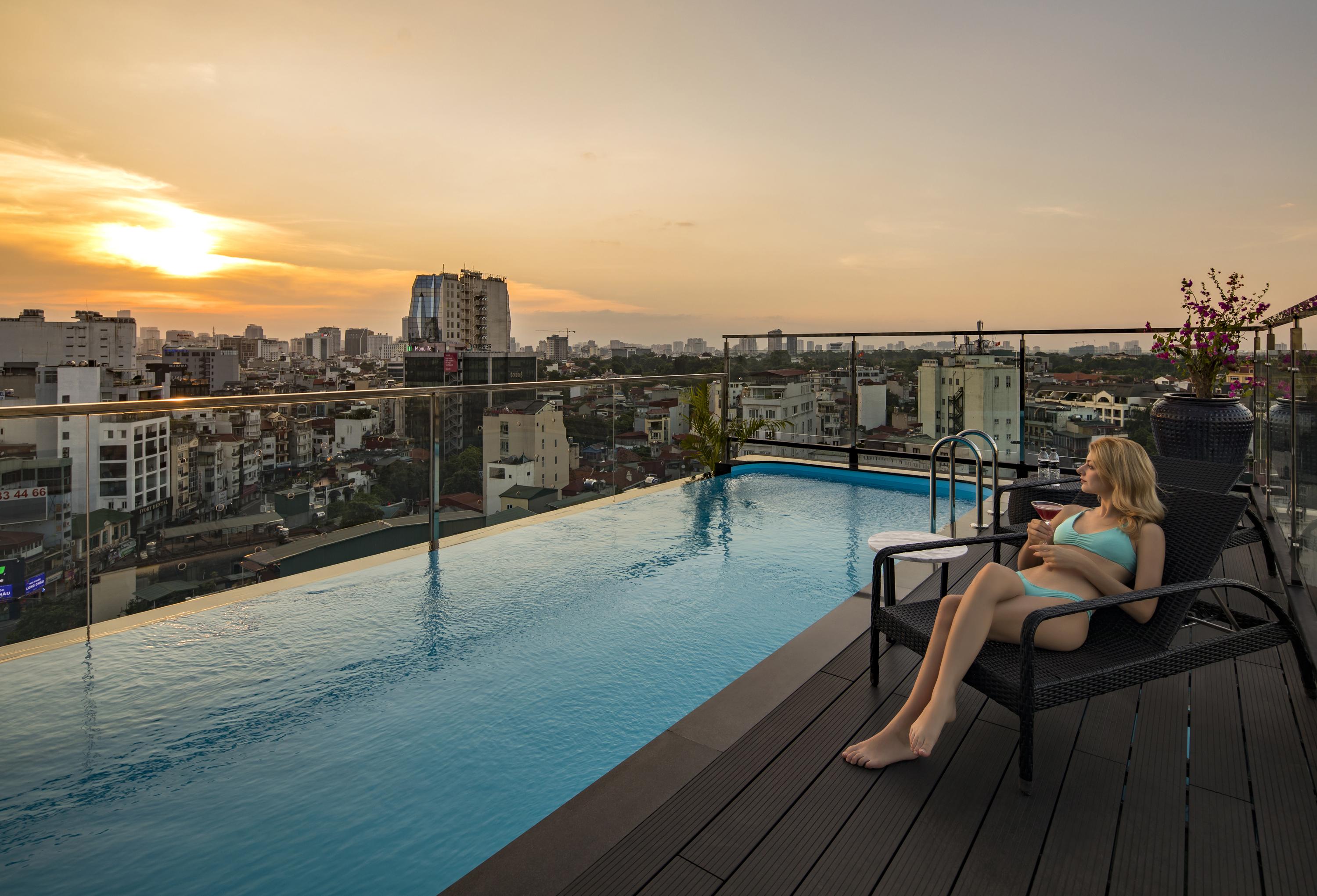 Soleil Boutique Hotel Hanoi Exteriör bild